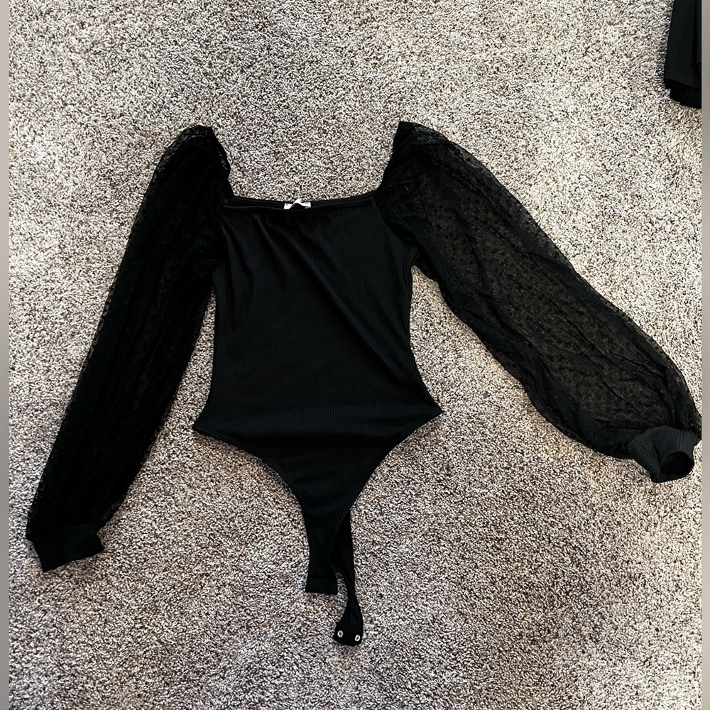 Pink lily body suit